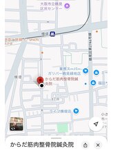骨盤矯正 からだ筋肉整体院/駅からの道案内