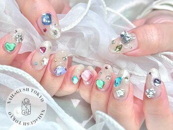 ネイルズガッシュ 川崎店(NAILsGUSH)/キラキラ/ラメ/宝石箱ネイル