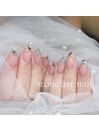 stone art nail☆