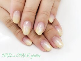 シンプルグラデをアレンジ☆