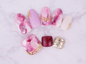 モアニヒロオ 広尾駅前店(MOANI Hiroo)/ピンクニュアンス☆フィルイン