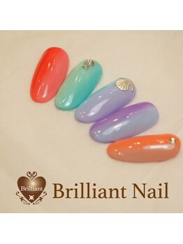 ブリリアント/【new】パステルカラーネイル♪