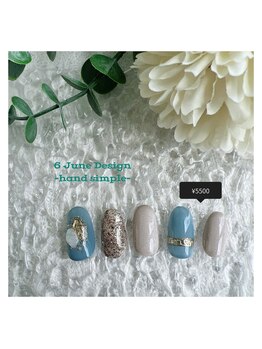 エトワールネイル 高崎筑縄町店(Etoile nail)/23年6月シンプルハンド定額