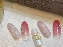 ネイル ラグーン 大泉学園(nail Lagoon)/定額M雪結晶　冬ネイル　ニット