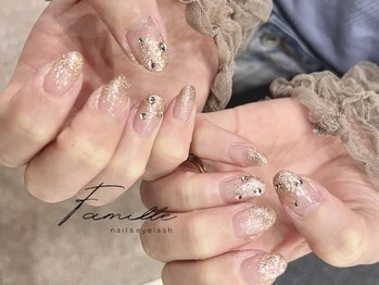 ファミーユ 新宿西口店(Famille)/シンプルラメグラデーション★