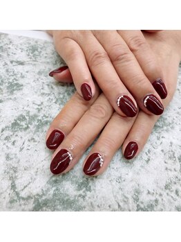 ネイルサロン エーナイン ザ ビッグ豊平店/シンプルネイル