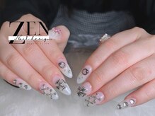 ゼン ネイル デザイン 池袋(ZEN NAIL DESIGN)/* 長 さだしやり放題×つけ放題
