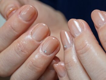マイネイル(M.nail)の写真/ショートネイルに似合う♪会社OKナチュラルグラデーションで指先美人へ☆