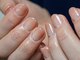 マイネイル(M.nail)の写真/ショートネイルに似合う♪会社OKナチュラルグラデーションで指先美人へ☆