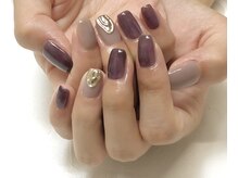 サロンモワ(salon mowa)/☆パープルニュアンスネイル☆