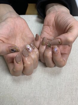 フローリッシュネイル(Flourish nail)/秋ネイル冬ネイル