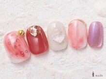 アイネイルズ 横浜WEST店(I-nails)/ニュアンス文字入りネイル9480円