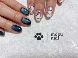 チグハグマグネットネイル