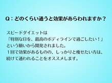 リクラ(Reclat)/スピードダイエットＱ＆Ａ