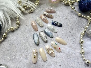 クリスマスネイル