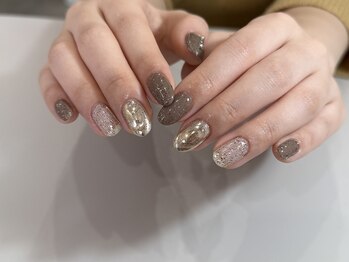 プチナノ(petitnano)/【rina】ニュアンスネイル