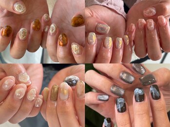 ジェイドネイル(jade.nail)の写真/定額で叶うあなただけの指先アート。ジェイドネイルのニュアンスデザインは予算もデザインも妥協しない