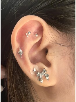 ビーメルシー 天満橋(bea.merci)/シルバー耳ツボジュエリー♪