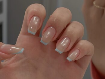 ルネネイル(Lune nail)/春ネイル・フレンチ・マグネット