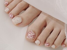 ラメマグネット×レオパード