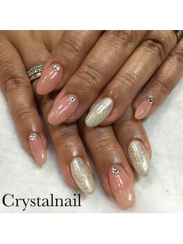 クリスタルネイル ボンベルタ橘店(CRYSTAL NAIL)/シンプルネイル
