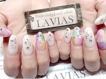プロフェッショナル ネイルサロン ラヴィアス(LAVIAS)/【スカルプ】10本アートし放題