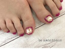 ネイルサロンアンドスクール ビーアンビシャス(be ambitious)/親指アート