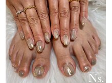 エヌエス ネイルアンドアイブロウ(Ns)/ハンド×フット♪