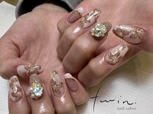 ツイン(twin.)/春ネイル♪