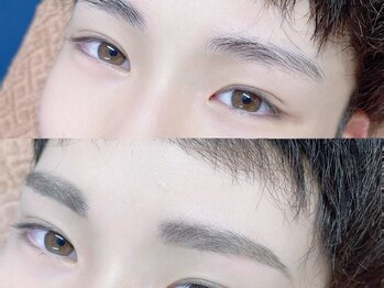 プディアム(PUDIAM)の写真/[メンズに大人気！眉毛/アイブロウ施術]眉毛の黄金比からそれぞれのお客様に合った形を提案して施術♪