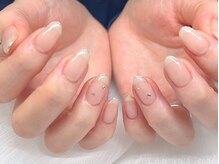ルオントネイルトウキョウ 柏モディ店(Luonto nail TOKYO)/スキニーミラーフレンチ