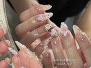 夏ネイル プルメリアネイル