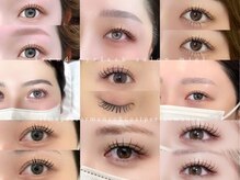 ミエル バイ ララモアナ(miel by lalamoana)の雰囲気（お値段かわらず60種類以上のロッドからまつげパーマができます）