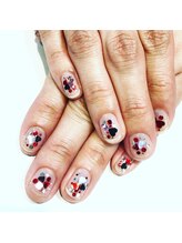 アース ネイルアイラッシュ 前橋店(EARTH Nail&Eyelash)/ホロデザイン￥12000