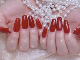 シンプルレッドワンカラー