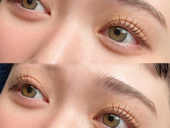 窓と彗星の写真/【パリジェンヌご用意◎】ナチュラル上品で好印象な目元に…まつ毛パーマとアイブロウのSETも大人気☆彡