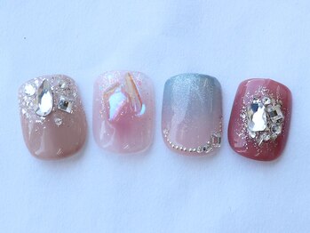 セラピッシュネイル (therapish nail)/フットプレミアム　￥7150
