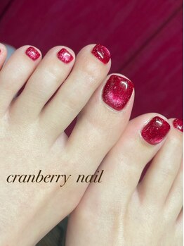 クランベリーネイル 所沢駅前店(cranberry nail)の写真/足元から華やかに♪400色以上のカラーから選べるフットネイル＋フットバス！角質ケア付きコースも◎