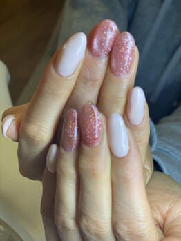 ラメと組み合わせ