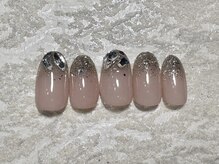 ネイルサロン メイプル(Nail Salon maple)/ワンホン風ビジューネイル