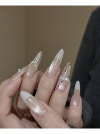 チップ長さだし持ち込みネイル