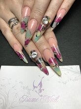 ツメ ネイル(Tsume Nail)/特殊プラン　ふんわりフラワー