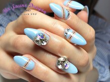 アン ジョーヌドラゴ/クリア☆ラインテープネイル