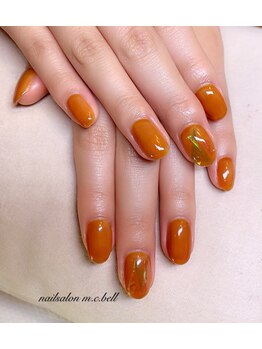 エムシーベル(m.c bell)/透け感オレンジカラー