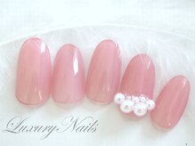 ラグジュアリーネイルズ アカバネ(Luxury Nails Akabane)/パールcollection¥6000