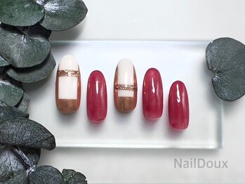 ネイル ドゥ 岡山駅前店(Nail Doux)/ニュアンスジュエリーネイル