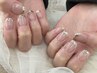 【HAND】初回限定★ブライダルに人気！ガラスフレンチ¥9300