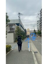 まつげエクステ専門店 ビューティーアイラッシュ つかしん店/JR猪名寺駅からの道順