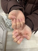 ネイルサロン エーナイン 札幌月寒店/春のちゅるちゅるワンカラー☆彡