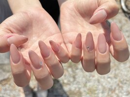 大人シンプルネイル